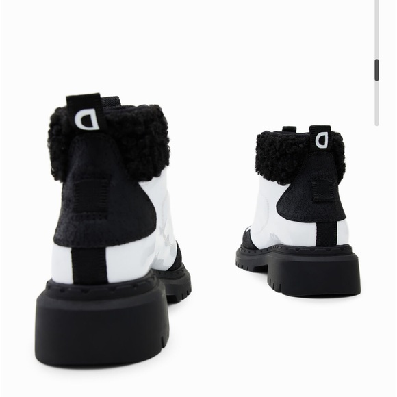 Desigual Lace-Up Trekking Boots Size 9 - Picture 5 of 17